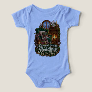 Current Status Reading by the Fire Winter Infant T-shirt
