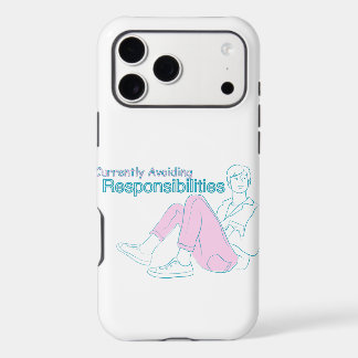 Currently Avoiding Responsibilities – Minimal Aest iPhone 17 Pro Max Case