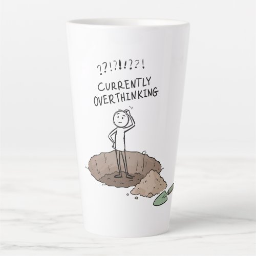 Currently Overthinking Funny Coffee Mug | Relatabl
