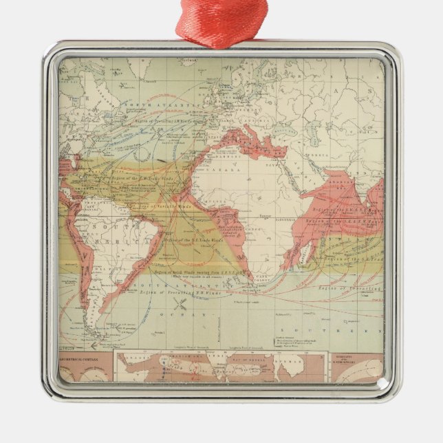 Currents of air metal ornament (Front)