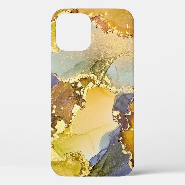 Currents of translucent hues, snaking metallic swi Case-Mate iPhone case (Back)