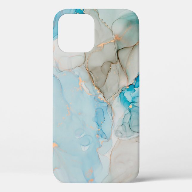 Currents of translucent hues, snaking metallic swi Case-Mate iPhone case (Back)