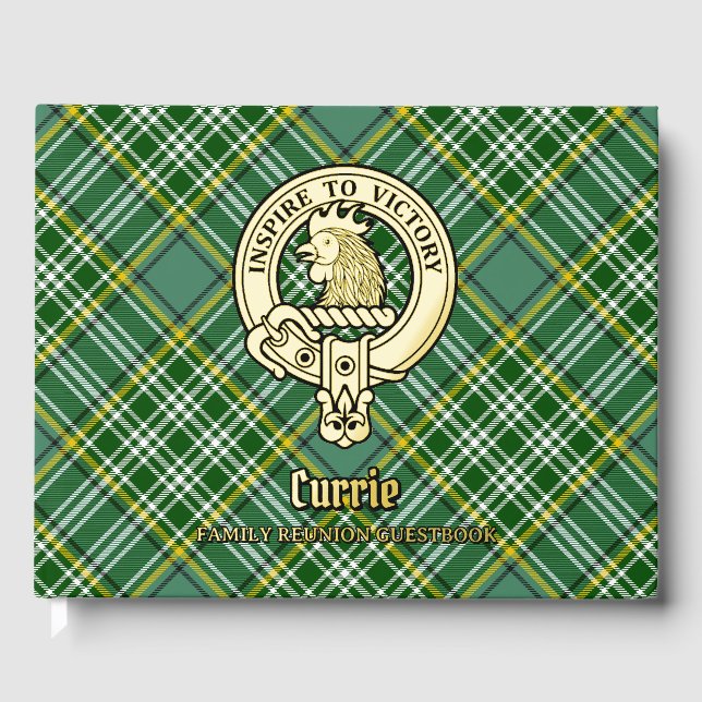 Currie Family Reunion Foil Guest Book (Front)