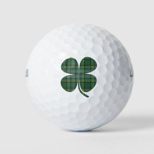 Currie Plaid Shamrock Golf Balls