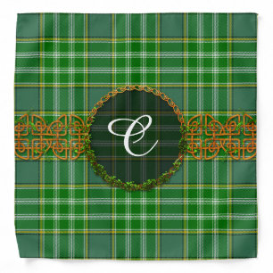 Currie Tartan And Monogram Bandana