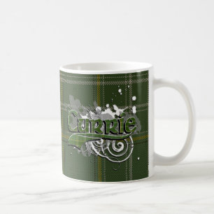 Currie Tartan Grunge Coffee Mug