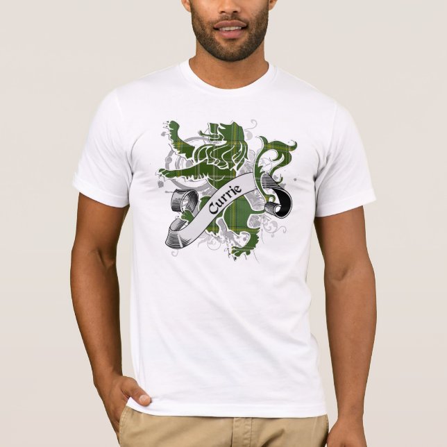 Currie Tartan Lion T-Shirt (Front)