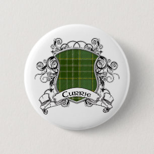 Currie Tartan Shield Button