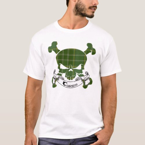 Currie Tartan Skull T_Shirt