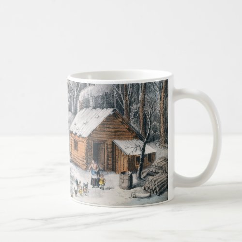 Currier and Ives A Home In The Wilderness Mug