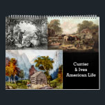 Currier & Ives - American Life Calendar<br><div class="desc">Calendar presenting 12 of the classic Currier & Ives Americana images depicting scenes of the mid 1800s.</div>
