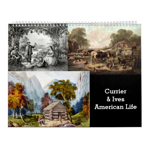 Currier  Ives _ American Life Calendar
