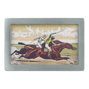Currier & Ives Great Race Belt Buckle