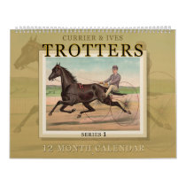 Currier & Ives Trotters Horse Racing Calendar
