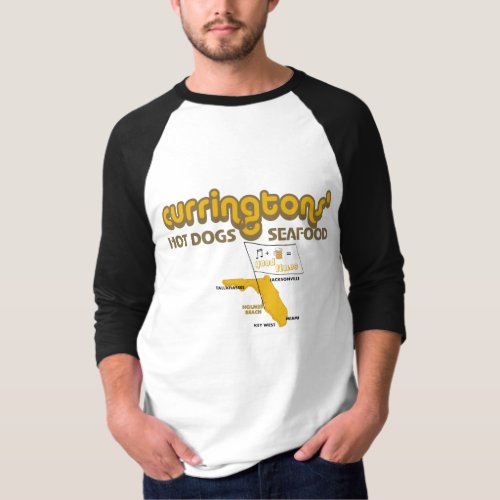 Curringtons Hot Dogs and Seafood T_Shirt