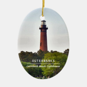 Currituck Beach Light. Ceramic Ornament