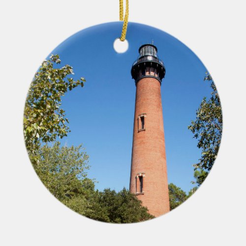 Currituck Beach Lighthouse Ceramic Ornament