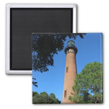 Currituck Beach  Lighthouse Magnet by forgetmenotphotos at Zazzle