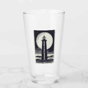 Currituck Beach Lighthouse Moon Glass