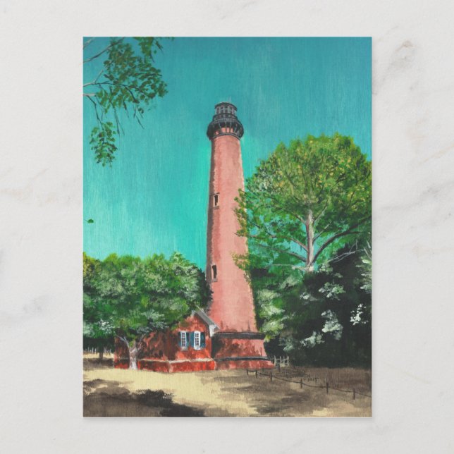Currituck Beach Lighthouse Postcard (Front)