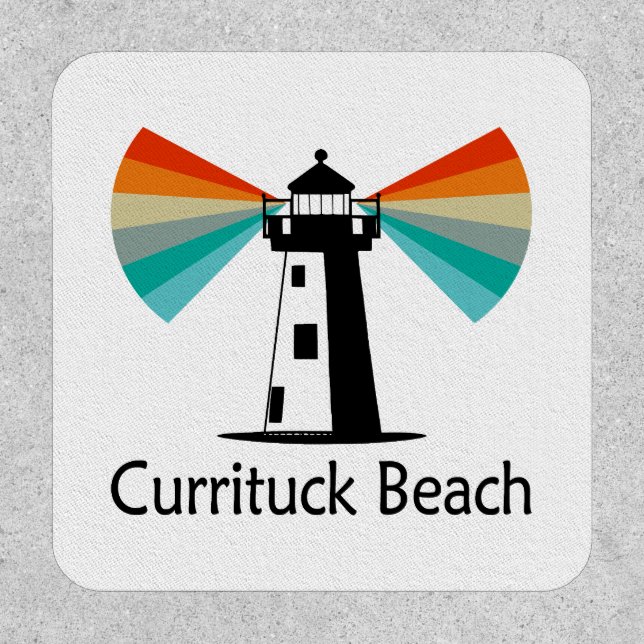 Currituck Beach Lighthouse Rainbow Patch (Front)