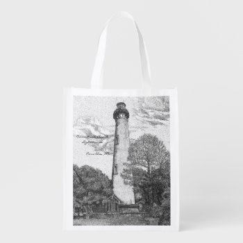 Currituck Beach Lighthouse Reusable Bag by Eclectic_Ramblings at Zazzle