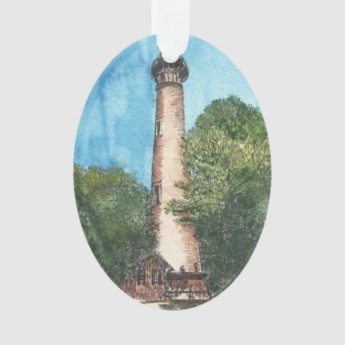 Currituck Island Lighthouse Holiday Ornament
