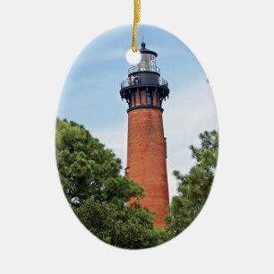 Currituck Lighthouse Ceramic Ornament