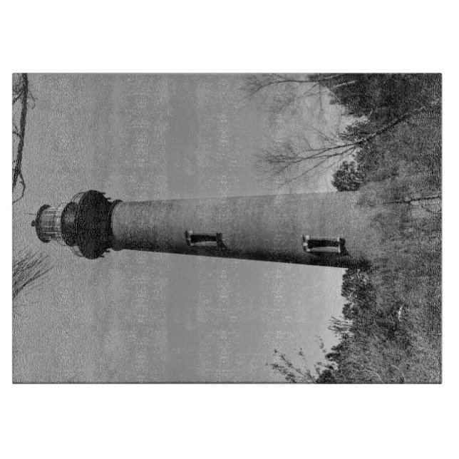 Currituck Lighthouse Cutting Board (Front)