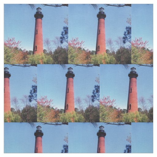 Currituck Lighthouse Fabric