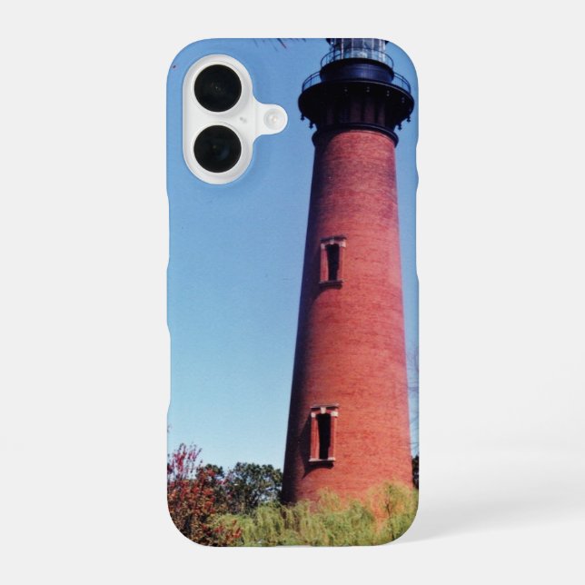 Currituck Lighthouse Iphone Case (Back)