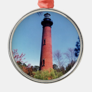 Currituck Lighthouse Metal Ornament
