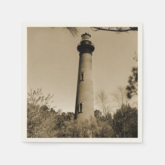 Currituck Lighthouse Paper Napkins (Front)