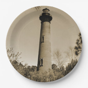 Currituck Lighthouse Paper Plates