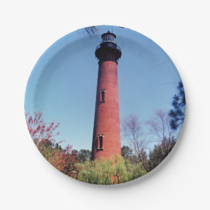 Currituck Lighthouse Paper Plates