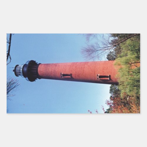 Currituck Lighthouse Rectangular Sticker