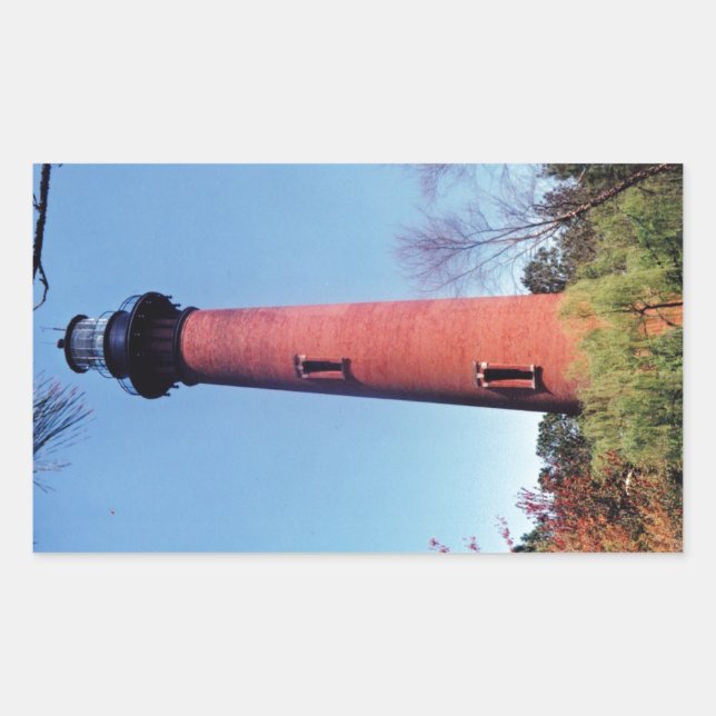 Currituck Lighthouse Rectangular Sticker (Front)