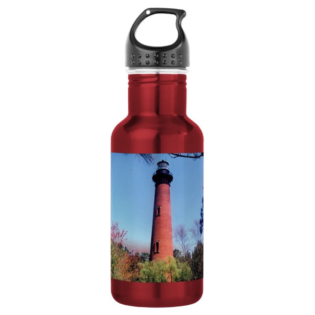 Currituck Lighthouse Water Bottle (Front)