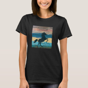 Currituck NC Outer Bank Wild Horses Nautical Coast T-Shirt