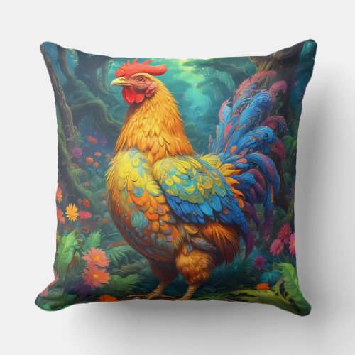 Curry Chicken Throw Pillow