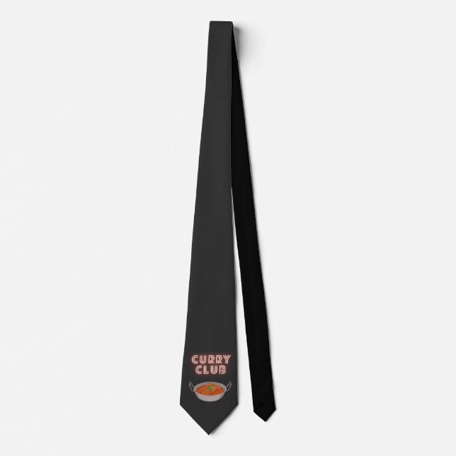 Curry Club    Neck Tie (Front)