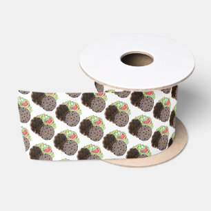 Curry Goat Rice and Peas Jamaican Caribbean Food Satin Ribbon