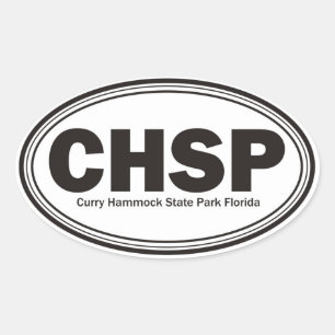 Curry Hammock State Park Oval Sticker