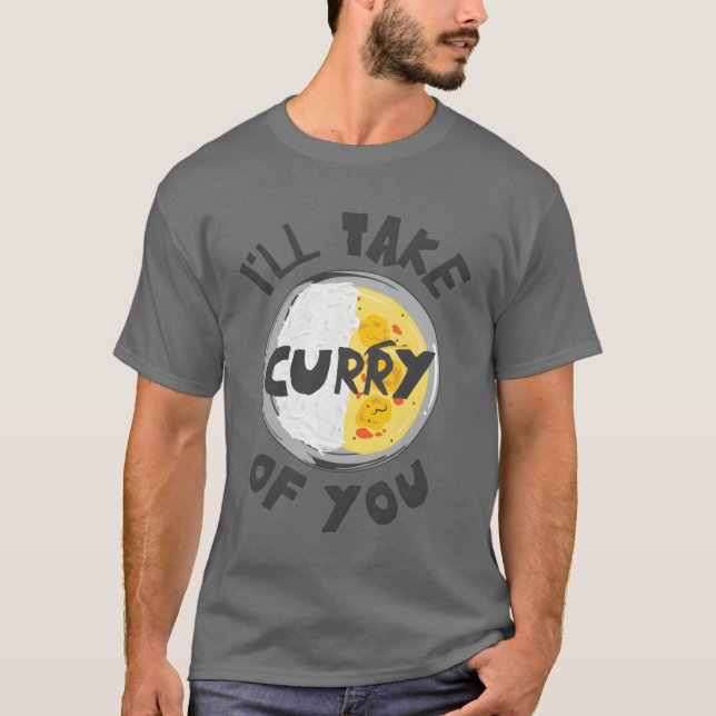 Curry South Asian Cuisine Indian Food Foodie vinta T-Shirt (Front)
