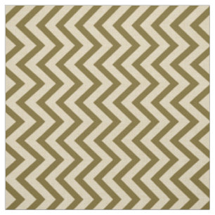 Curry Spice Moods Chevrons Fabric