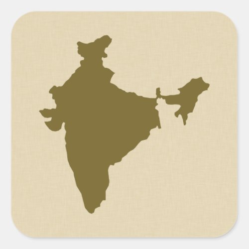 Curry Spice Moods India Square Sticker