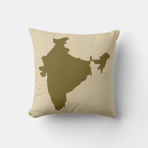 Curry Spice Moods India Throw Pillow