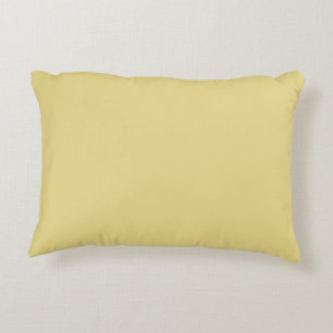 Curry Yellow Accent Pillow
