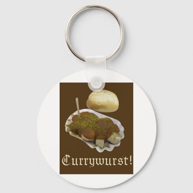 Currywurst Keychain (Front)