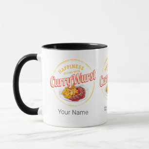 Currywurst Retro Sausage Vintage French Fries Mug